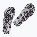 Ipanema Animale Print III grey/silver women's flip flops 10