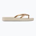 Ipanema women's flip flops Bossa Soft V beige/gold 2