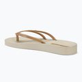 Ipanema women's flip flops Bossa Soft V beige/gold 3
