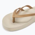 Ipanema women's flip flops Bossa Soft V beige/gold 7