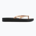 Women's Ipanema Bossa Soft V black/gold flip flops 2