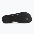 Women's Ipanema Bossa Soft V black/gold flip flops 5