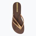 Ipanema Bossa brown/gold women's flip flops 5