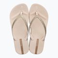 Women's Ipanema Mesh Chic Plat beige/glitter flip flops 2
