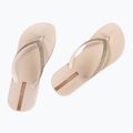 Women's Ipanema Mesh Chic Plat beige/glitter flip flops 3