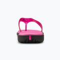 Women's RIDER Aqua V black/pink flip flops 6