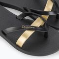 Ipanema Kirei black/gold women's flip flops 3