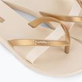 Ipanema Kirei beige/gold women's flip flops 3
