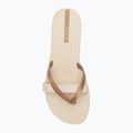 Ipanema Kirei beige/gold women's flip flops 5