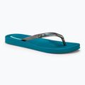 Women's Ipanema Anatomic Brasilidade blue/silver flip flops