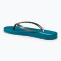 Women's Ipanema Anatomic Brasilidade blue/silver flip flops 3