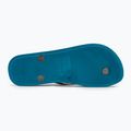 Women's Ipanema Anatomic Brasilidade blue/silver flip flops 4