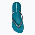 Women's Ipanema Anatomic Brasilidade blue/silver flip flops 5