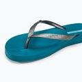 Women's Ipanema Anatomic Brasilidade blue/silver flip flops 7