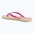 Ipanema Classic Happy XII beige/pink/orange women's flip flops 3