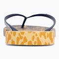 Women's Ipanema Animal Print VI flip flops yellow/pearly blue 6
