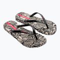 Ipanema Animal Print VI beige/black/pink women's flip flops