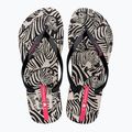 Ipanema Animal Print VI beige/black/pink women's flip flops 2