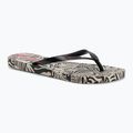 Ipanema Animal Print VI beige/black/pink women's flip flops
