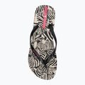 Ipanema Animal Print VI beige/black/pink women's flip flops 5