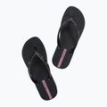 Women's Ipanema Mesh X Plat black/black/lilac flip flops 3