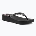 Women's Ipanema Mesh X Plat black/black/lilac flip flops
