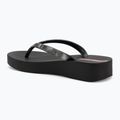 Women's Ipanema Mesh X Plat black/black/lilac flip flops 3