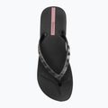 Women's Ipanema Mesh X Plat black/black/lilac flip flops 5