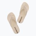 Women's Ipanema Mesh X Plat flip flops beige/beige/brown 3