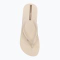 Women's Ipanema Mesh X Plat flip flops beige/beige/brown 5