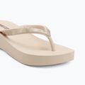Women's Ipanema Mesh X Plat flip flops beige/beige/brown 7