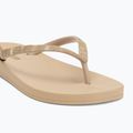 Women's Ipanema Mesh IX beige/beige/gold flip flops 7