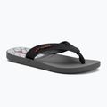 RIDER Impulse Graphic dark grey/black/red men's flip flops