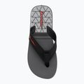 RIDER Impulse Graphic dark grey/black/red men's flip flops 5