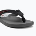 RIDER Impulse Graphic dark grey/black/red men's flip flops 7