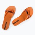 Ipanema Kirei Chic orange/brown women's flip flops 3
