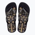 Ipanema Anat Nature VIII women's flip flops black/black/gold 2