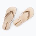 Ipanema women's Anat Connect II beige/gold flip flops 3