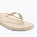 Ipanema women's Anat Connect II beige/gold flip flops 7