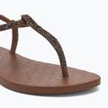 Women's Ipanema Class Brilha brown/glitter brown sandals 7
