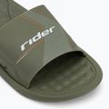RIDER Step Slide green/green/white men's flip-flops 7