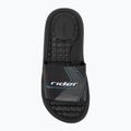 RIDER Step Slide black/black/white men's flip-flops 5