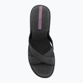 Women's Ipanema High Fashion II Slide black/glitter black/lilac flip-flops 5