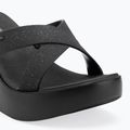 Women's Ipanema High Fashion II Slide black/glitter black/lilac flip-flops 7