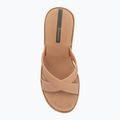 Women's flip-flops Ipanema High Fashion II Slide beige/glitter beige/green 5