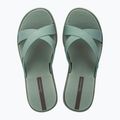 Women's Ipanema High Fashion II Slide green/glitter green/grey flip-flops 2