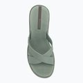 Women's Ipanema High Fashion II Slide green/glitter green/grey flip-flops 5