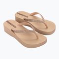 Ipanema women's flip flops Mesh Chic Plat beige/glitter beige