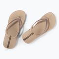 Ipanema women's flip flops Mesh Chic Plat beige/glitter beige 3