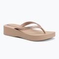 Ipanema women's flip flops Mesh Chic Plat beige/glitter beige